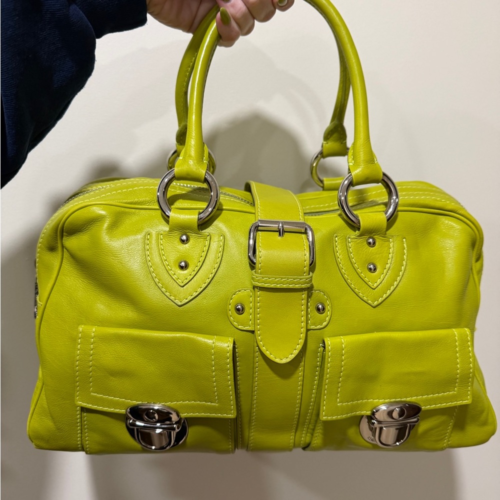 Vintage Y2K Marc Jacobs Lime/Yellow Venetia Bag